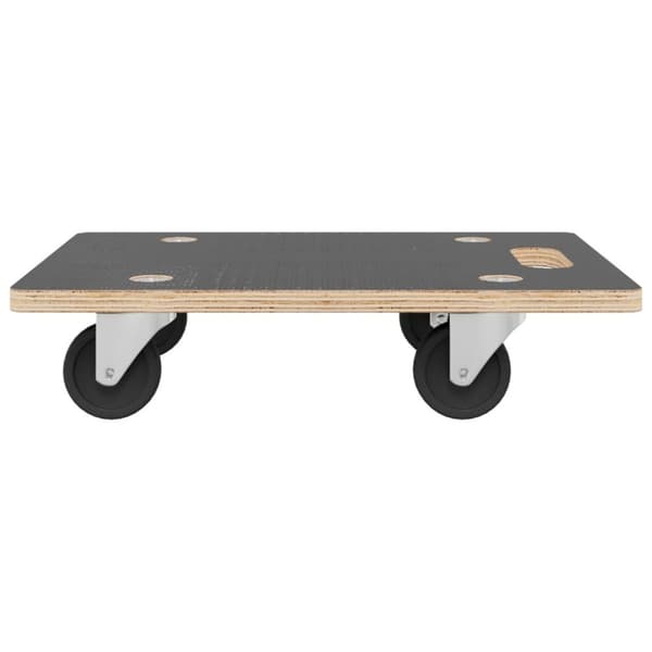 Paller & læsseplatforme - Living dollyvogne 2 stk. 80x55x11,5 cm rektangulær