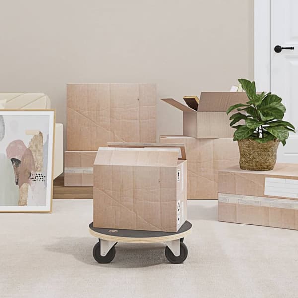 Transportplatta 2 st rund Ø38x11,5 cm - Tralla - Trallor - Home & Living
