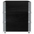 Miniatyrbilde 3 av 8: vidaXL Pallekarmer 3 stk svart 100x50 cm heltre furu