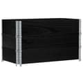 Miniatyrbilde 4 av 8: vidaXL Pallekarmer 3 stk svart 100x50 cm heltre furu