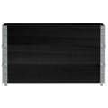 Miniatyrbilde 2 av 8: vidaXL Pallekarmer 3 stk svart 100x50 cm heltre furu