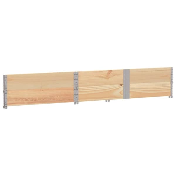vidaXL Pallkragar 2 st 150x100 cm massivt furu