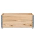 Miniatyrbilde 4 av 9: vidaXL Pallekarmer 2 stk 100x100 cm heltre furu