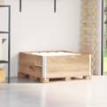 Miniatyrbilde 2 av 9: vidaXL Pallekarmer 2 stk 100x100 cm heltre furu