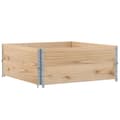Miniatyrbilde 1 av 9: vidaXL Pallekarmer 2 stk 100x100 cm heltre furu
