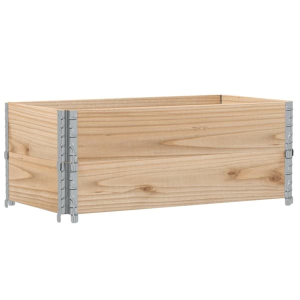 vidaXL Pallekarmer 2 stk 100x50 cm heltre furu