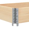 Miniatyrbillede 6 af 8: vidaXL palleramme 150x50 cm massivt fyrretræ