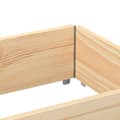 Miniatyrbillede 7 af 8: vidaXL palleramme 150x50 cm massivt fyrretræ