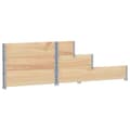 Miniatyrbilde 7 av 9: vidaXL Høyseng 3 trinn 120x80 cm heltre furu