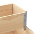 Miniatyrbilde 8 av 9: vidaXL Høyseng 3 trinn 120x80 cm heltre furu