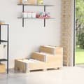 Miniatyrbilde 2 av 9: vidaXL Høyseng 3 trinn 120x80 cm heltre furu