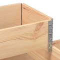 Miniatyrbilde 7 av 8: vidaXL Høyseng 3 trinn 120x80 cm heltre furu