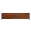 Miniatyrbilde 5 av 9: vidaXL Pallekarmer brun 100x100 cm heltre furu