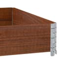 Miniatyrbilde 8 av 9: vidaXL Pallekarmer brun 100x100 cm heltre furu