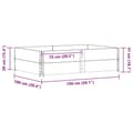 Miniatyrbilde 8 av 8: vidaXL Pallekarmer 2 stk grå 150x100 cm heltre furu