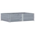 Miniatyrbilde 1 av 8: vidaXL Pallekarmer 2 stk grå 150x100 cm heltre furu