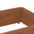 Pikkukuva 7 / 8: vidaXL Kuormalavan reunukset 3 kpl ruskea 150x50 cm täysi mänty
