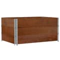 Pikkukuva 6 / 9: vidaXL Kuormalavan reunukset 3 kpl ruskea 120x80 cm täysi mänty