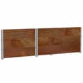 Pikkukuva 7 / 9: vidaXL Kuormalavan reunukset 3 kpl ruskea 120x80 cm täysi mänty