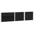 Miniatyrbilde 5 av 8: vidaXL Pallekarmer 3 stk svart 150x100 cm heltre furu