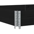 Miniatyrbillede 6 af 8: vidaXL palleramme 150x100 cm massivt fyrretræ sort