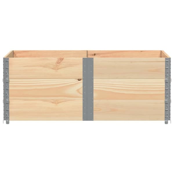 pallerammer 3 stk. 150x100 cm massivt fyrretræ