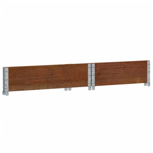 Pallkrage brun 80x60 cm massivt furu