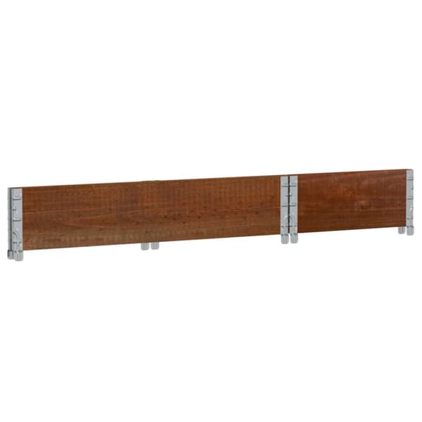 Kuormalavan reunus ruskea 100x50 cm täysi mänty
