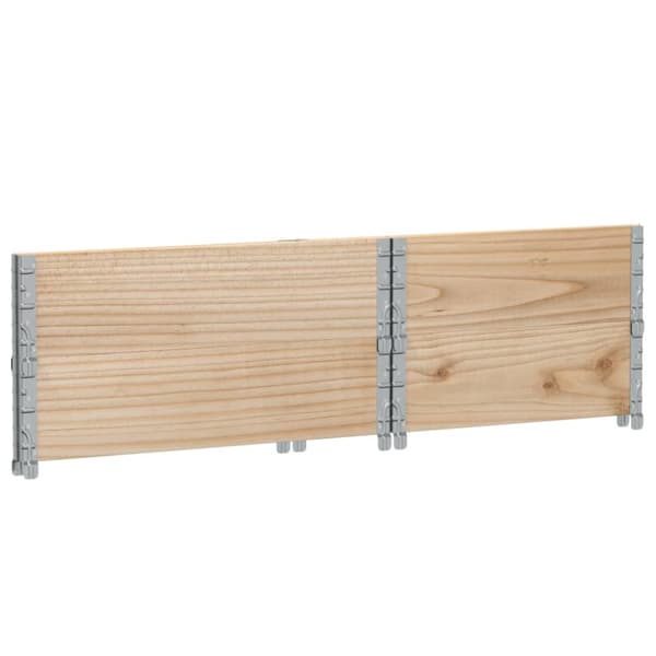 pallerammer 2 stk. 80x60 cm massivt fyrretræ