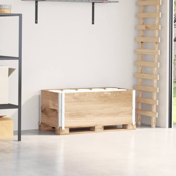 pallerammer 2 stk. 100x50 cm massivt fyrretræ