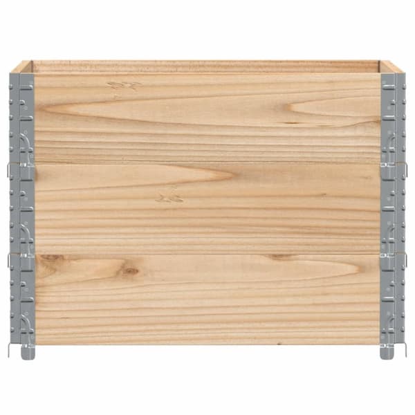 Pallkragar 3 st 80x60 cm massivt furu