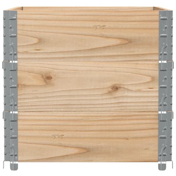 Pallkragar 3 st 80x60 cm massivt furu