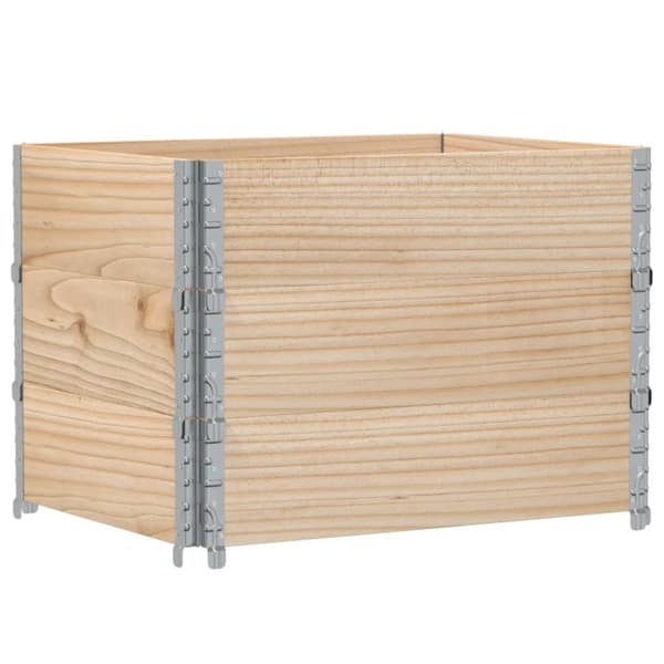 Pallkragar 3 st 80x60 cm massivt furu