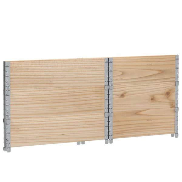 Pallkragar 3 st 80x60 cm massivt furu