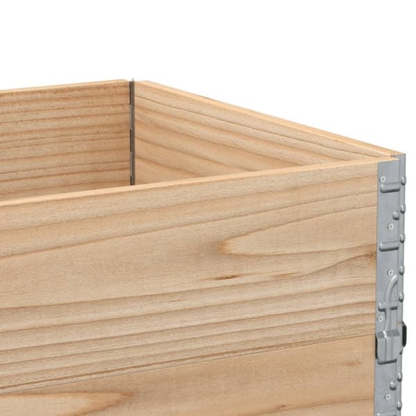 Pallkragar 3 st 80x60 cm massivt furu