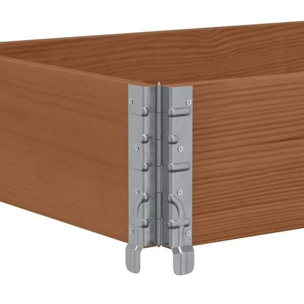 Kuormalavan reunukset 3 kpl ruskea 150x50 cm täysi mänty