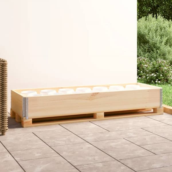 Pallkrage 50x150 cm massiv furu