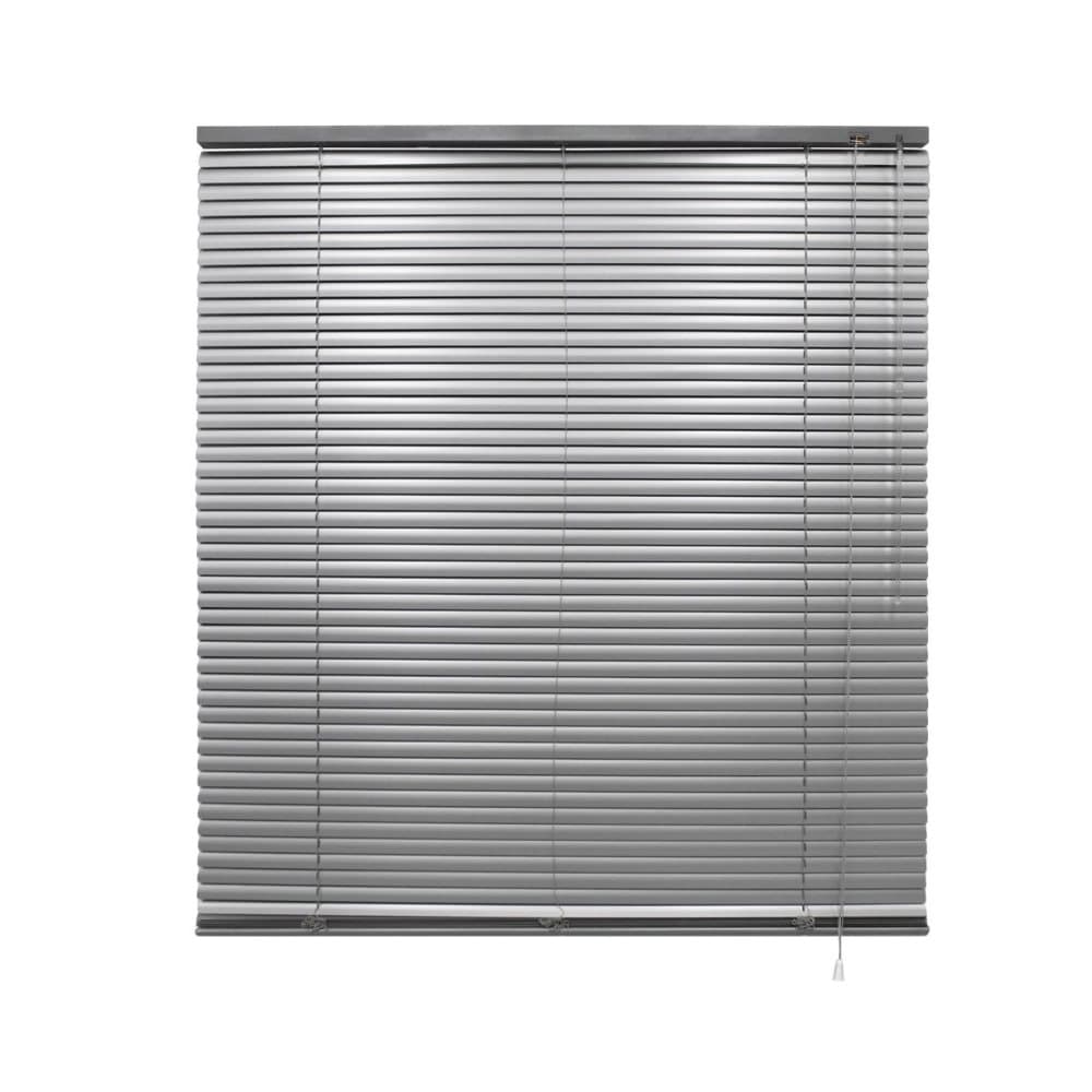 ECD Germany Alumiinikaihtimet 140 x 220 cm - hopea - alumiinilamelleja - visuaalinen, kevyt ja häikäisyä suoja - Ikkunoiden ja ovien