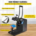 Miniatyrbild 5 av 6: Keps Hattpress - Digital Display, Gjutning av Aluminium Värmeplatta, LCD Regulator