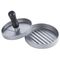 Miniatyrbilde 1 av 6: Hamburgerpresse i grått med 11,5 cm diameter - for grilling, camping, hjemmebruk og caterin