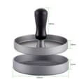 Miniatyrbild 4 av 4: Burger Press - Aluminium - Non-Stick beläggning - Enkel rengöring - Idealisk för BBQ