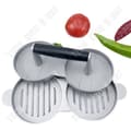 Miniatyrbild 2 av 4: TD® dubbelhål hamburgerköttpress Europeisk standard manuell köttpajpress