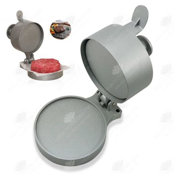 HTBE® Patty Hamburger Press Hushålls Liten Hamburger Machine Hamburger Press Tjocklek Justerbar Patty Press