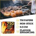 Miniatyrbild 2 av 4: MOUNTAIN GRILLERS Hackat biffpapper - BBQ-vaxade hamburgerark - Rund form 750 ark - Patty Press