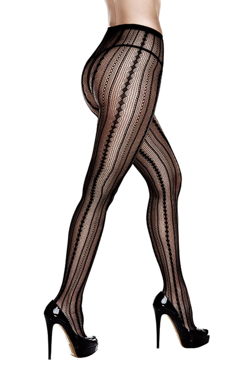 Symmetrical Jacquard Pantyhose Queensize