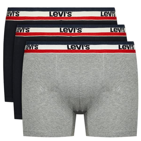 Levi's Boxer 3 Pairs Briefs 37149-0544, Man, Boxershorts, Svart Black S