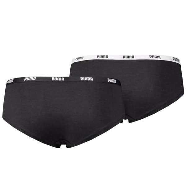 Puma Hipsters 2 Pack 603022001-200, Kvinde, Trusser, Sort