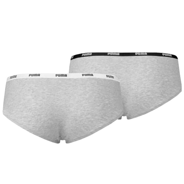 Puma Hipsters 2 Pack 603022001-328, Kvinde, Trusser, Grå