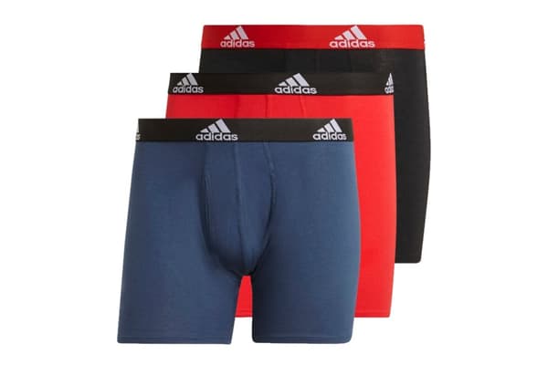 adidas Logo Boxer Briefs 3 Pairs GN2018, Man, Boxershorts, Svart Black S