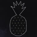 Miniatyrbild 2 av 4: String Art Box - Blackboard Ananas tråd konst 22 x 22 cm